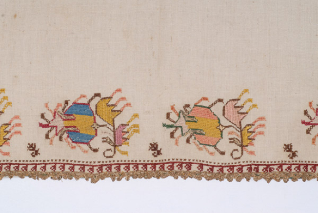 Embroidery of the border