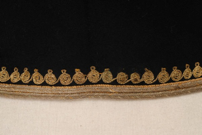 Women's jacket from Thasos, detail of the edging