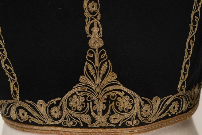 Women's jacket from Thasos, lower embroidery at the back