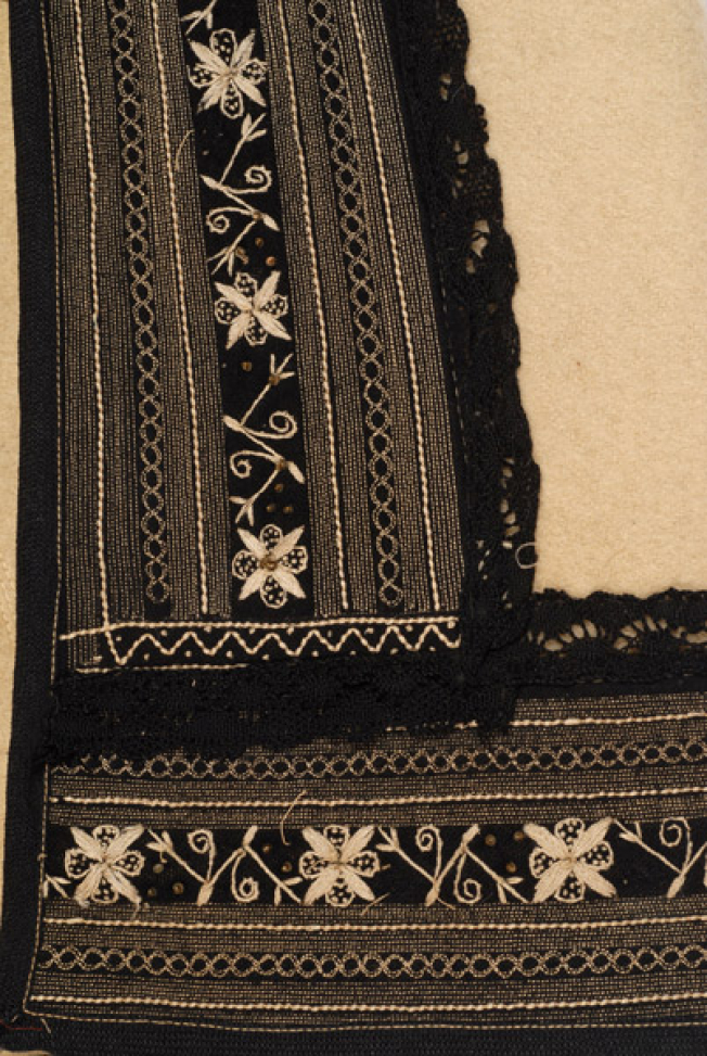 Detail of the embroidery