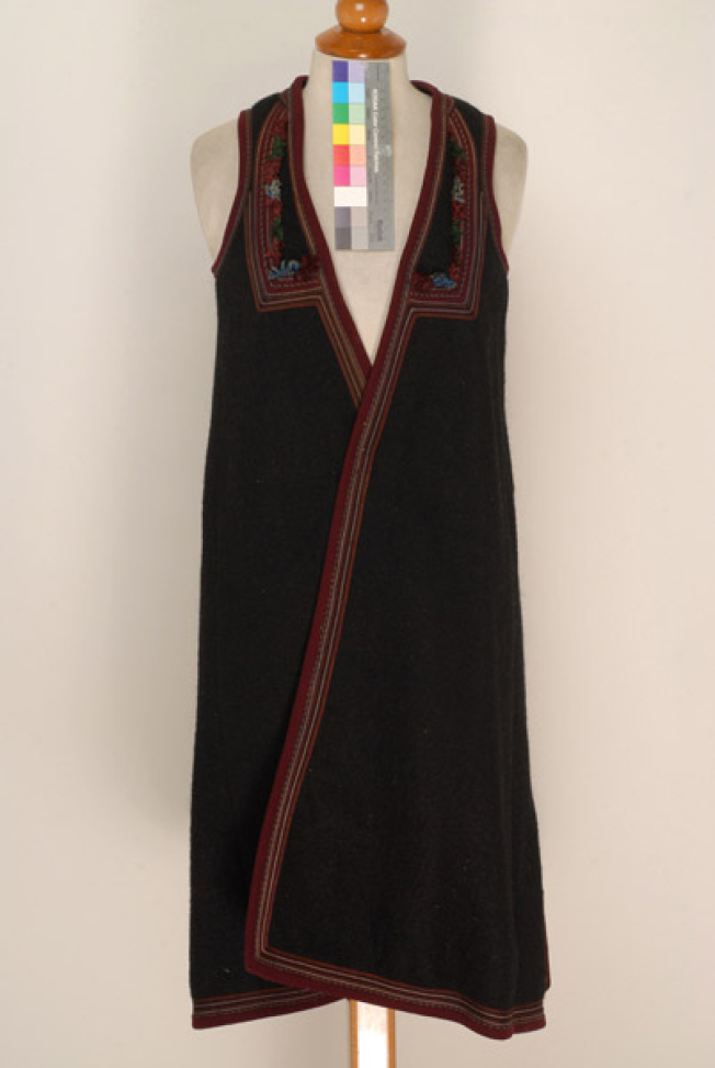 Flokato, winter, sleeveless, women's overcoat