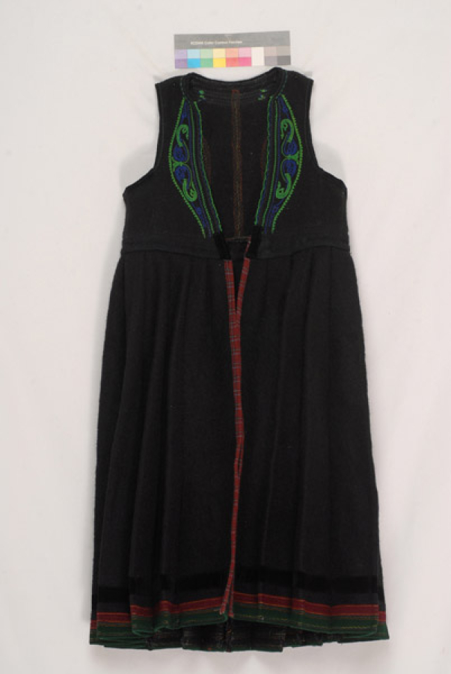 Giourdi, women's, sleeveless, winter overcoat