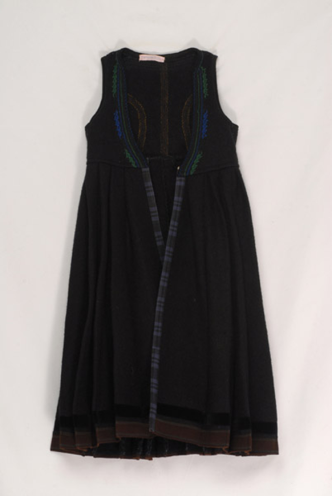 Giourdi, women's, sleeveless, winter overcoat