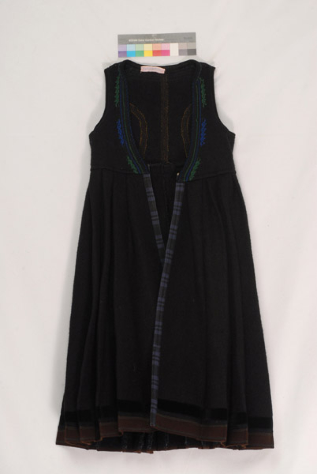 Giourdi, women's, sleeveless, winter overcoat