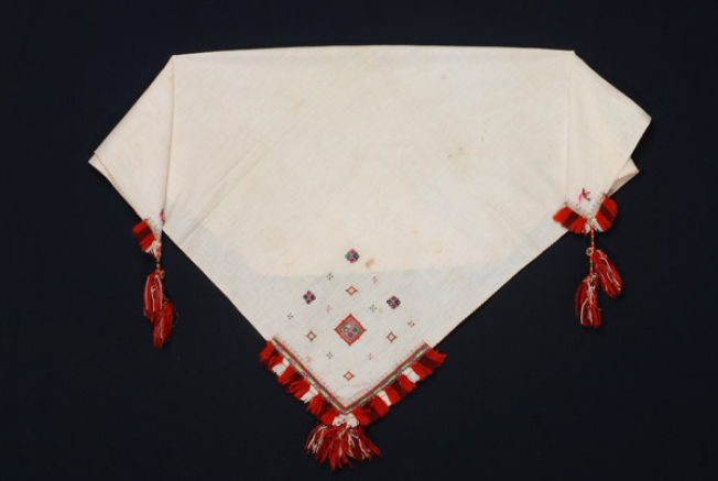 Doulmbeni, cotton head kerchief from Antartiko, Florina