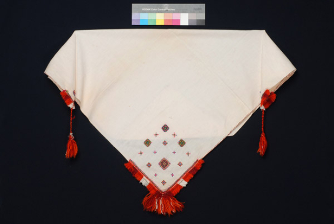 Doulmbeni, cotton head kerchief from Antartiko, Florina