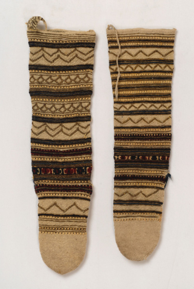 Tsaxiria, woollen, men's, festive stockings worn with ta kontosia