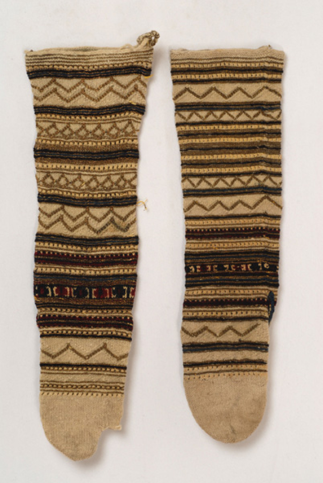 Tsaxiria, woollen, men's, festive stockings worn with ta kontosia