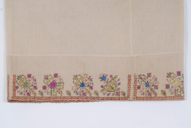 Embroidered border of the skouta, side Α