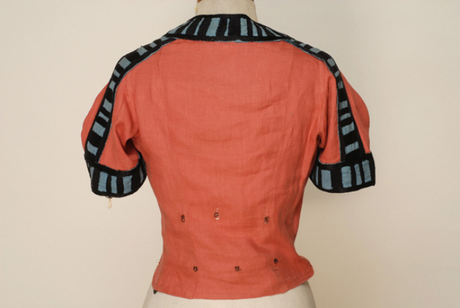 Jacket from the costume for the Bull's Head retinue, back
