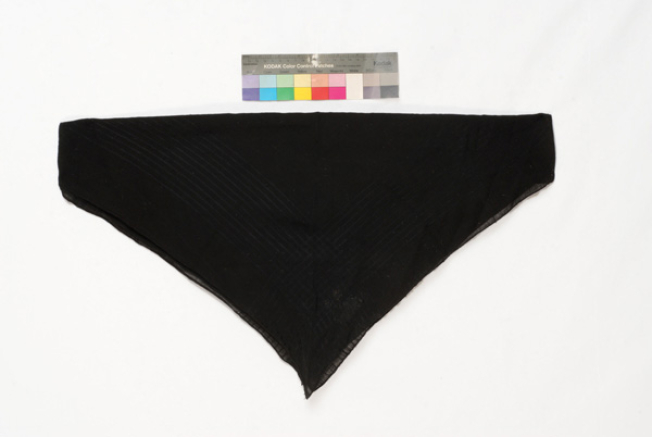 Mafessi, black cotton head kerchief