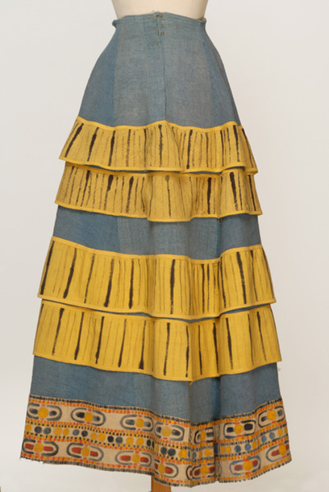Skirt from the costume of a Priestess, back
