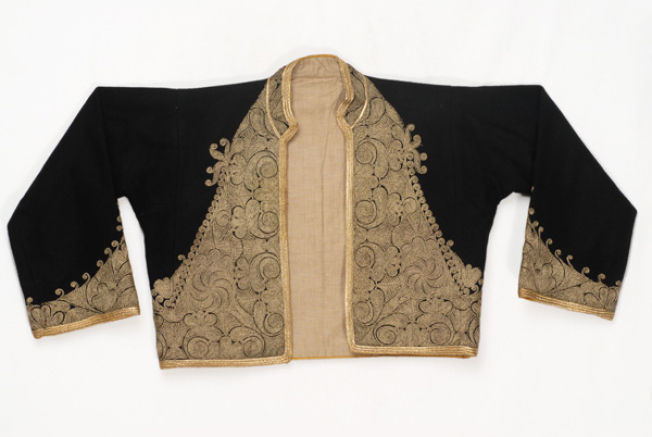 Women's, festive, sleeved felt jacket