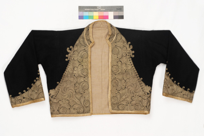Women's, festive, sleeved felt jacket