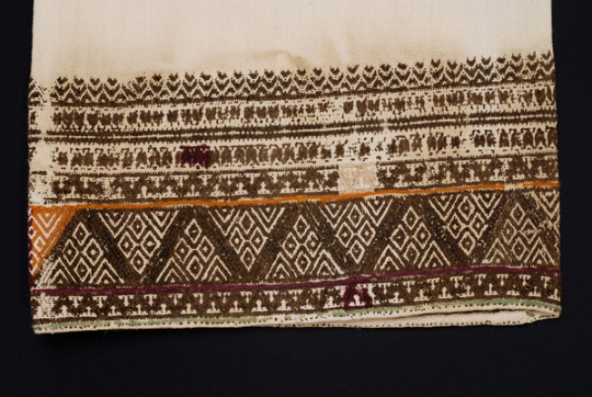 Embroidery of the sleeve, back