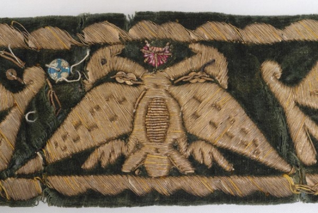 Detail of the decoration, double-headed eagle 