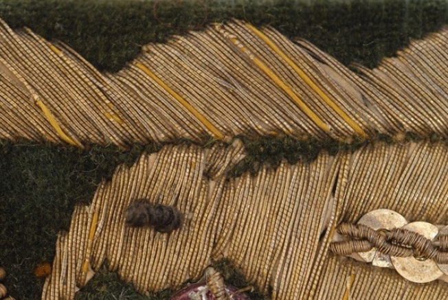 Detail of the decoration with tir-tir