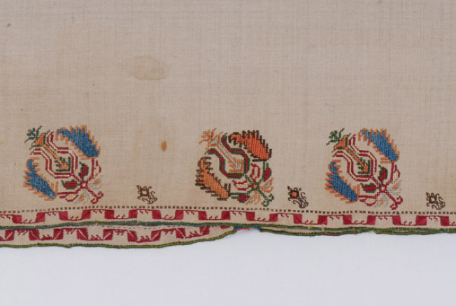 Embroidery of the border