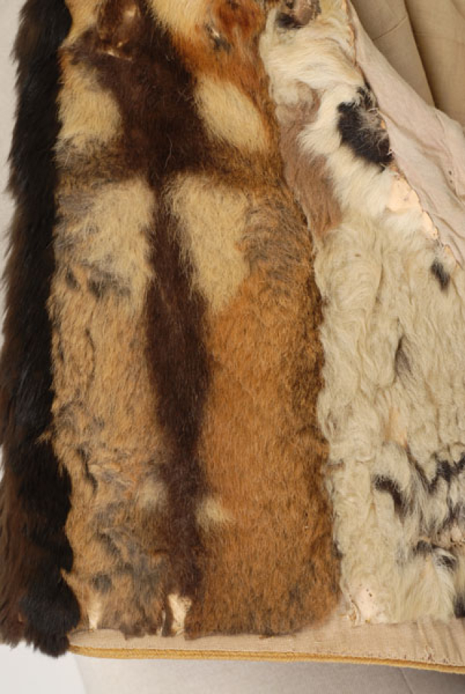 Women's jacket from Thasos, fur overcoat