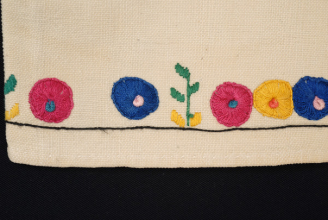 Sleeve, detail of the decoration 