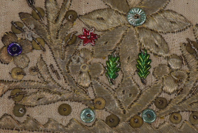 Detail of the decoration stars, spangles, tir-tir (lustring), charms