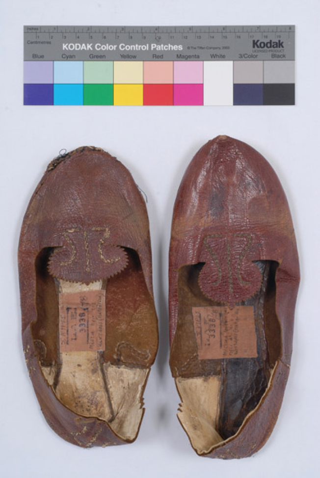 Mestia, inner leather slippers