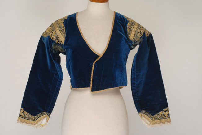 Deftero zipouni with embroidery lale