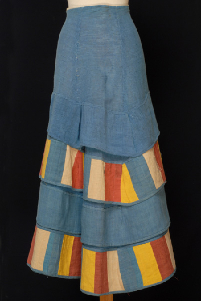 Minoan type skirt with applique decoration
