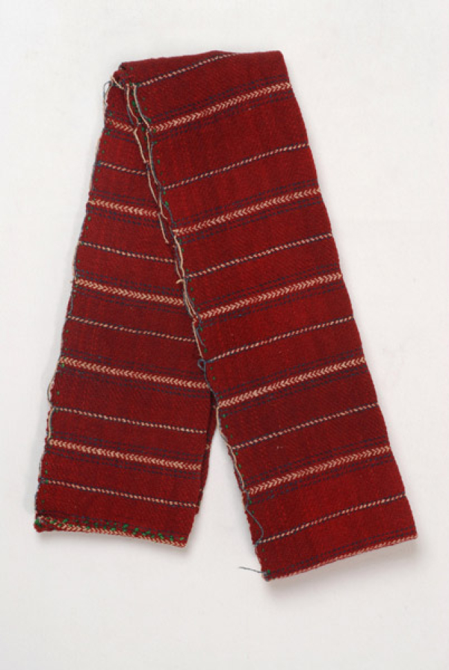 Dimeten poias me chourki, woven, striped sash