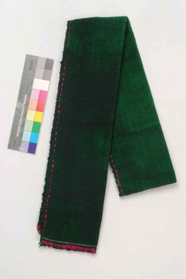 Dimeten poias, green, woven sash