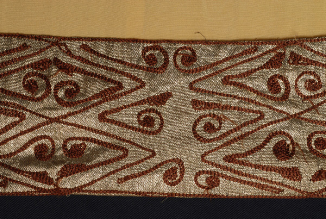 Sample of the embroidered band