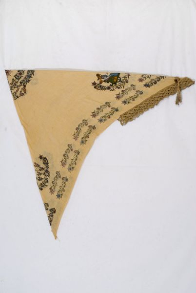 Printed cotton head kerchief