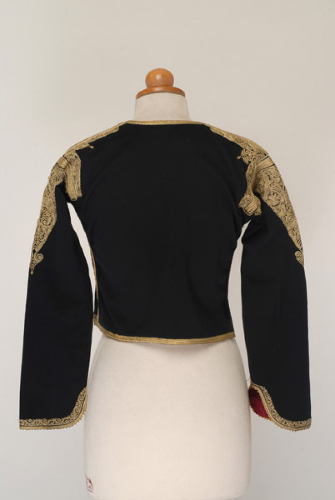 Zibouni, sleeved jacket, back