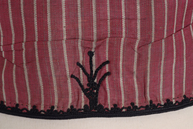Back, detail of the decorative motif