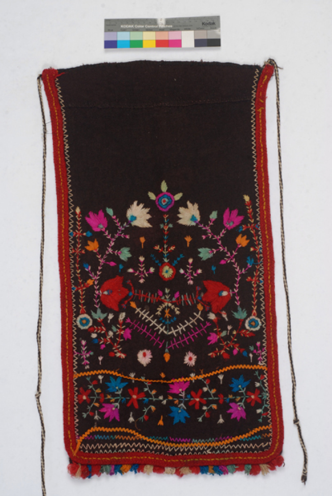 Pode, apron made of fullen wool fabric 