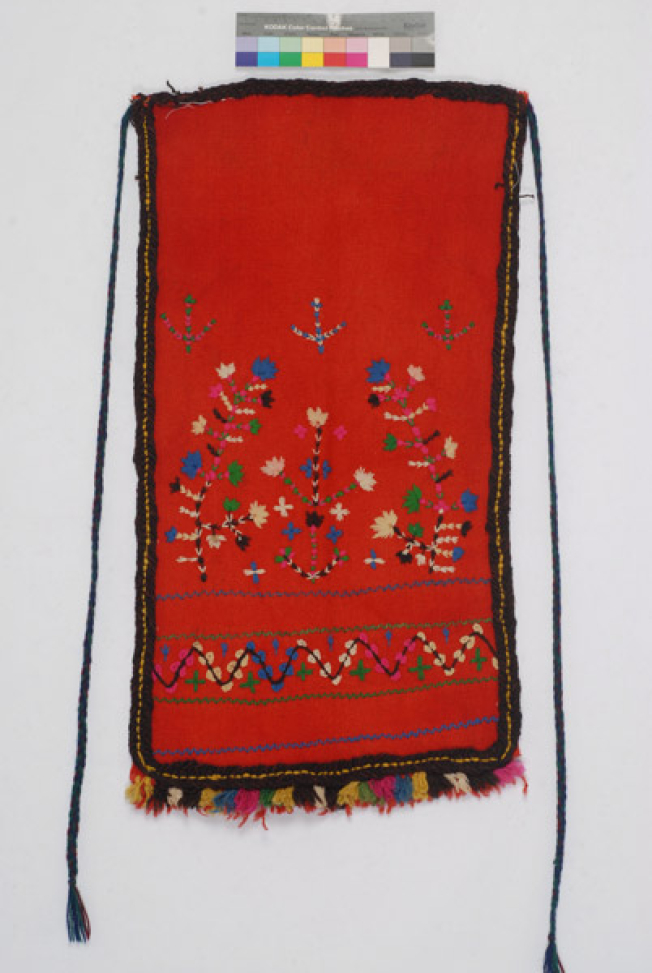 Pode, apron made of fullen wool fabric 