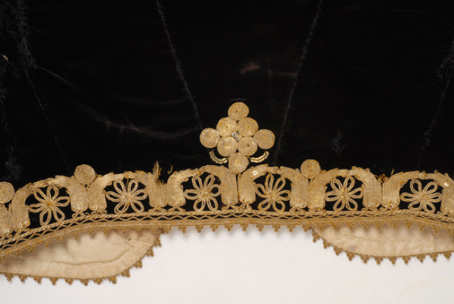 Back panel embroidery