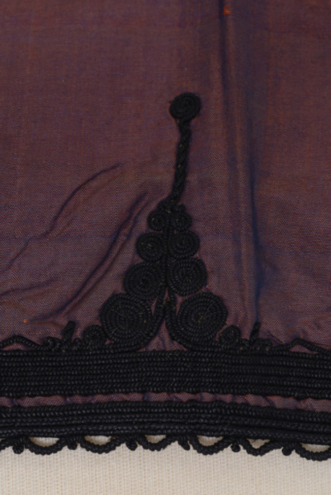 Sleeve, detail of the decorative motif