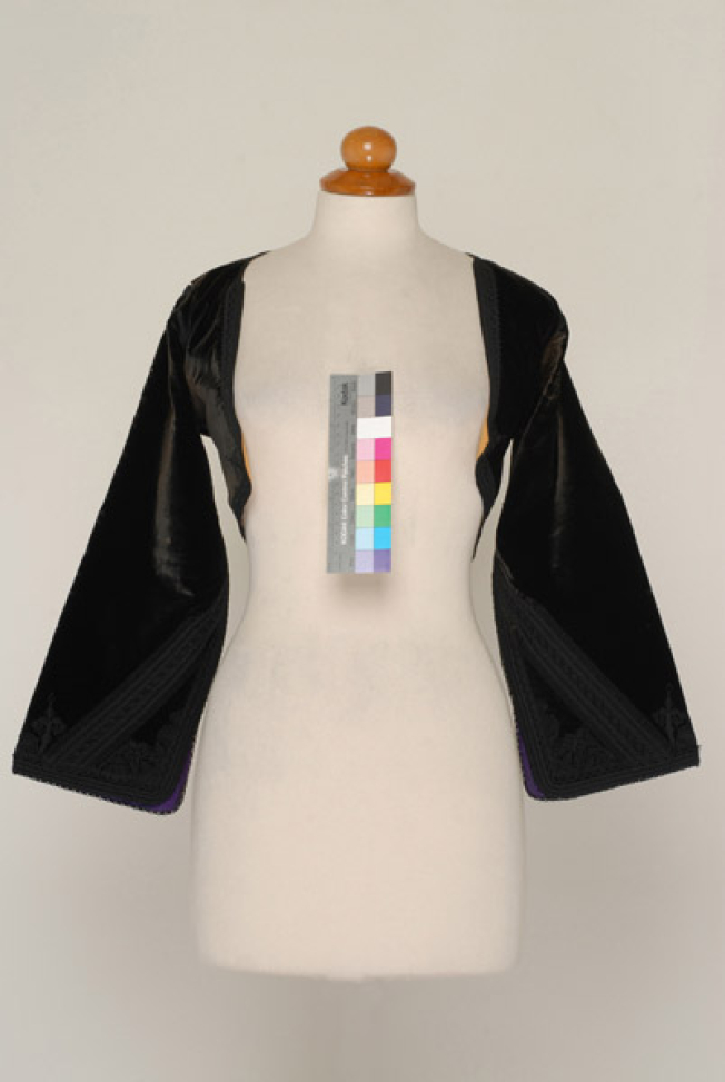 Velvet Kamizoli, sleeved jacket