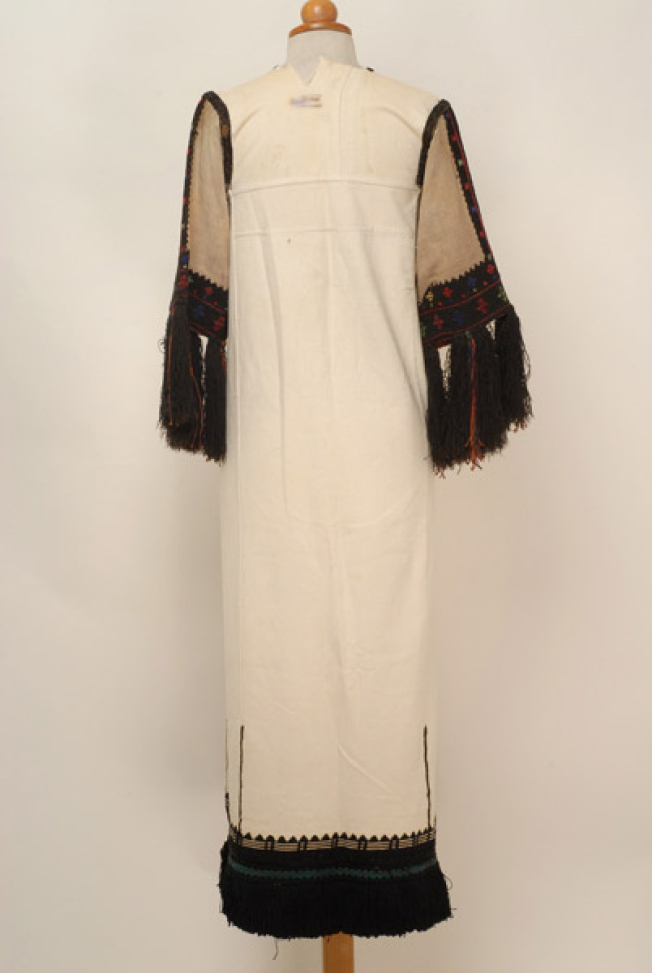 Cotton woven chemise, back