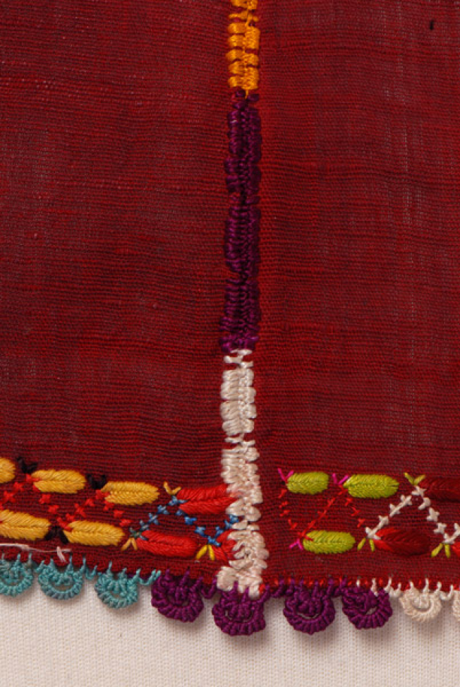 Border, detail of the joint