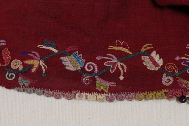 Sleeve, decoration of the decoration of the hem and the edging