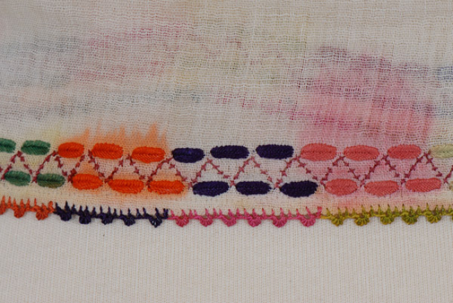 Sleeve, detail of the decoration