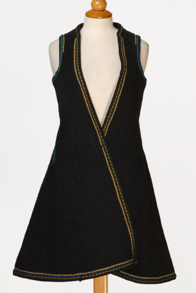 Women's, sleeveless, festive overcoat from Skopia, Florina