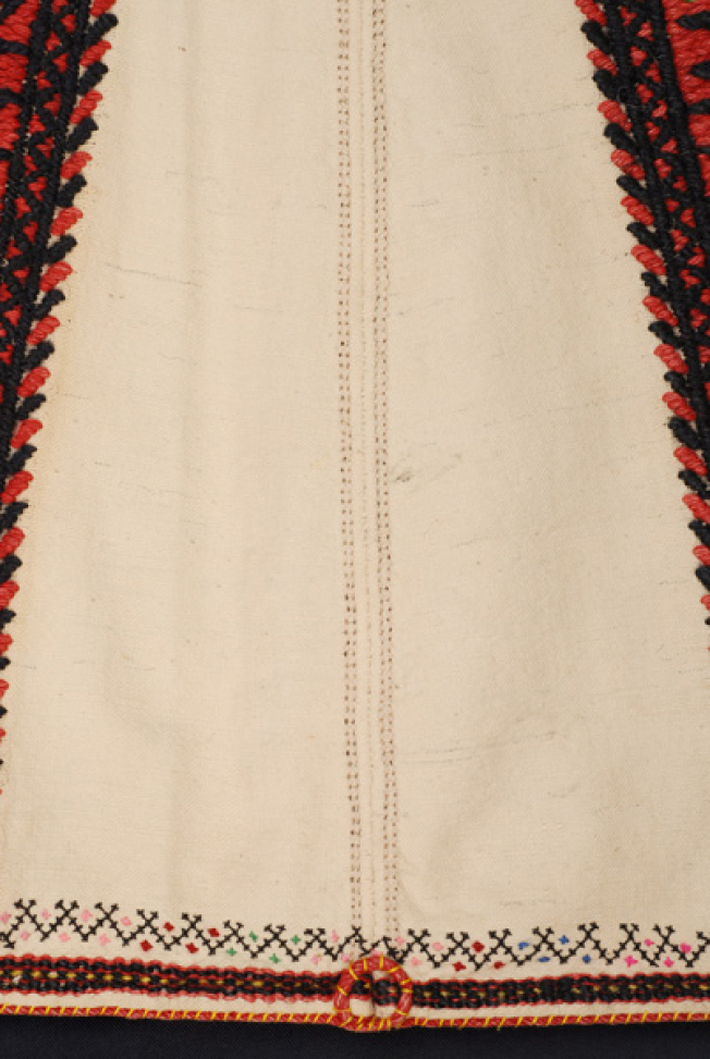 Side seam embroidery