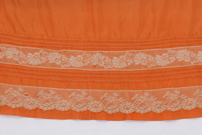 Applique decoration with laces sold by the metre
