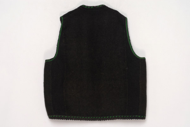 Sleeveless jacket, back
