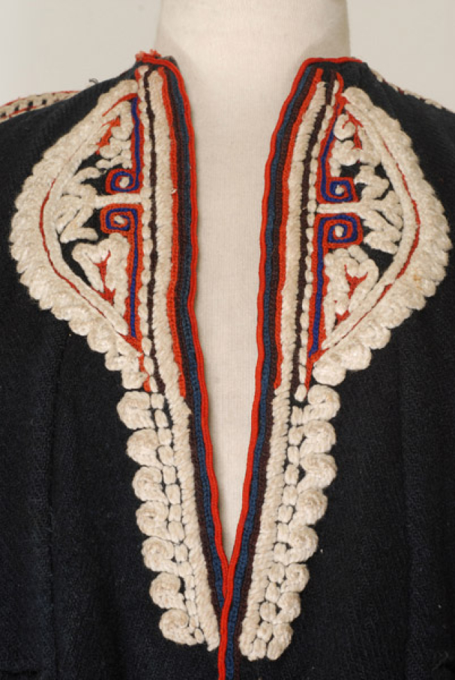 Detail of the decoration at the chest
