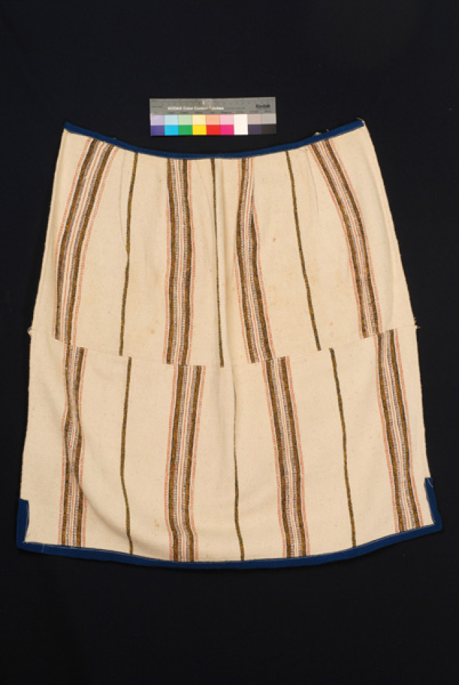 Woollen, handwoven apron