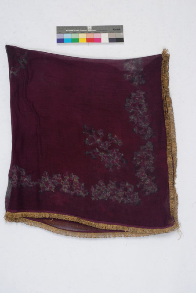 Kouroukla or tsiberka, women's head kerchief from Cyprus